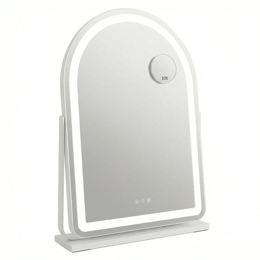 ArcLume - Miroir Arqué LED pour Studio Professionnel
