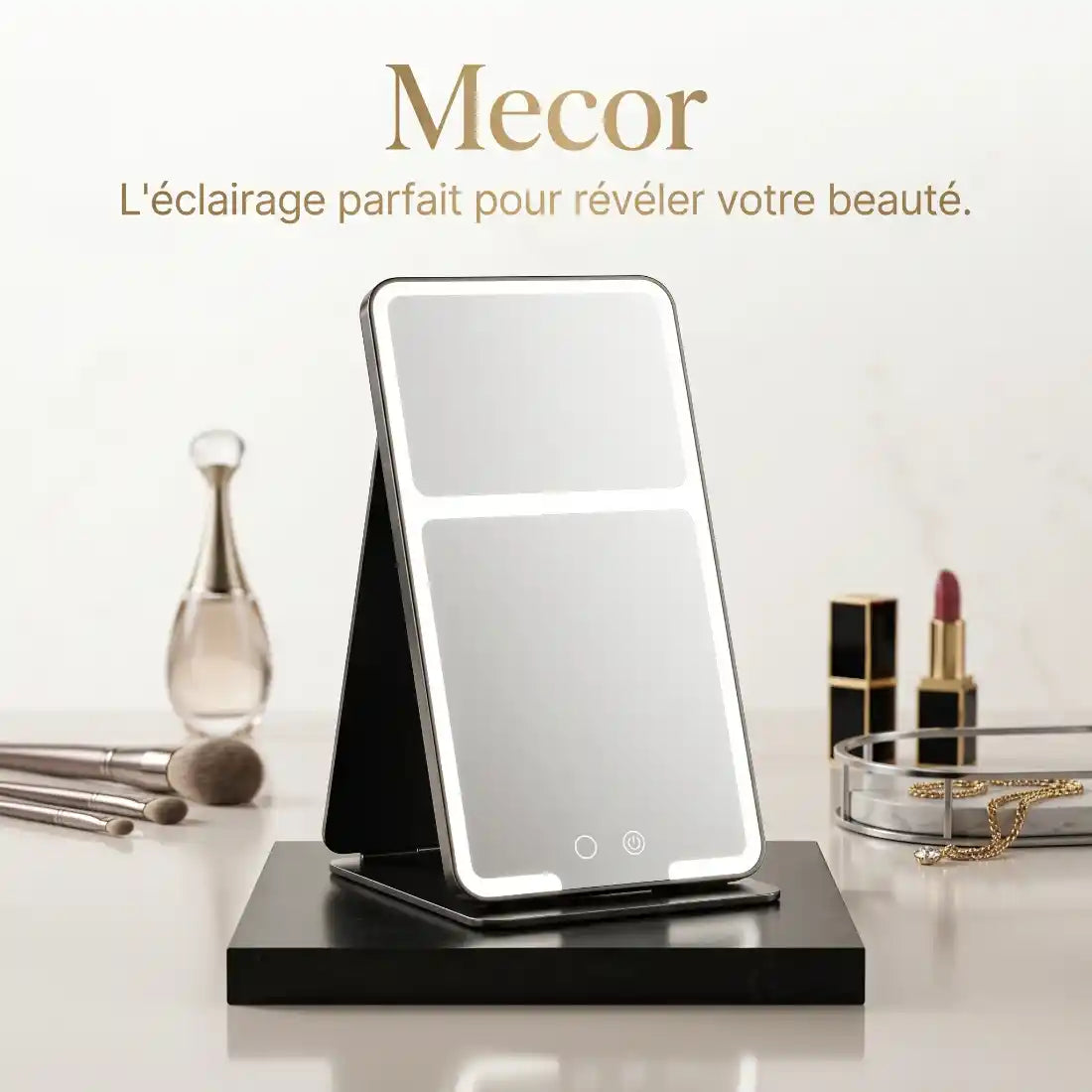 Velorie – Miroir Coiffeuse Lumineux LED