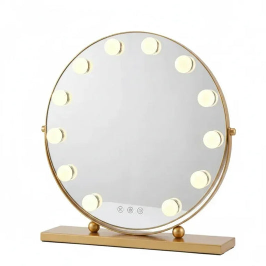 Miroir Hollywood LuviaGlow Gold