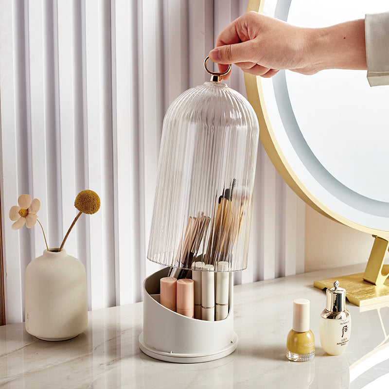Clochère – Organisateur Maquillage Rotatif sous Cloche