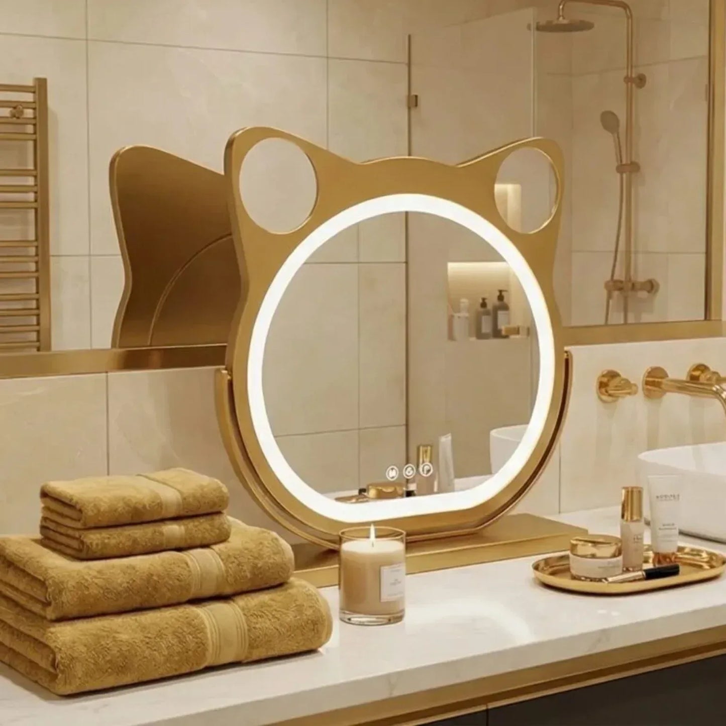 MiauLuxe Miroir LED Chat