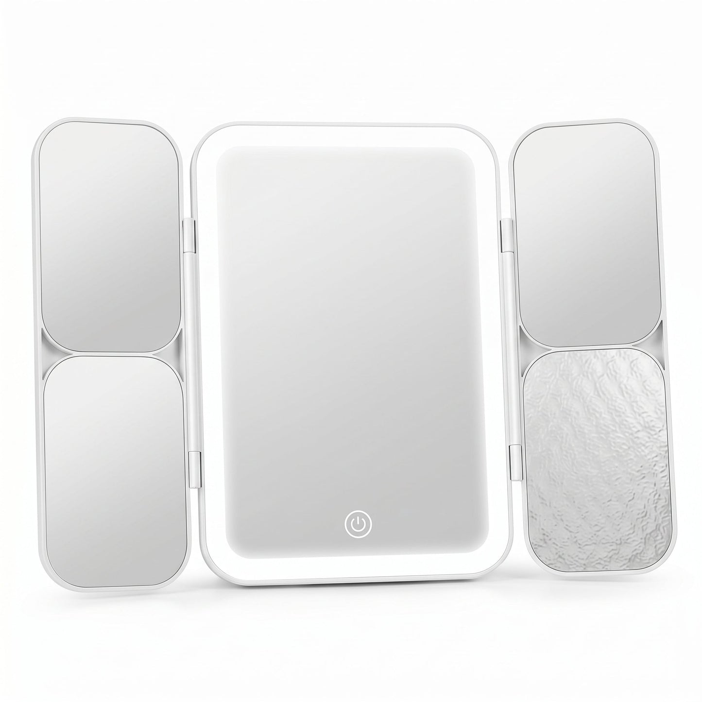 Lumirève – Miroir de Coiffeuse LED Triptyque Grossissant