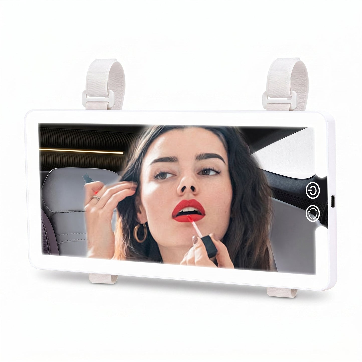 Visorée – Miroir Maquillage Voiture LED