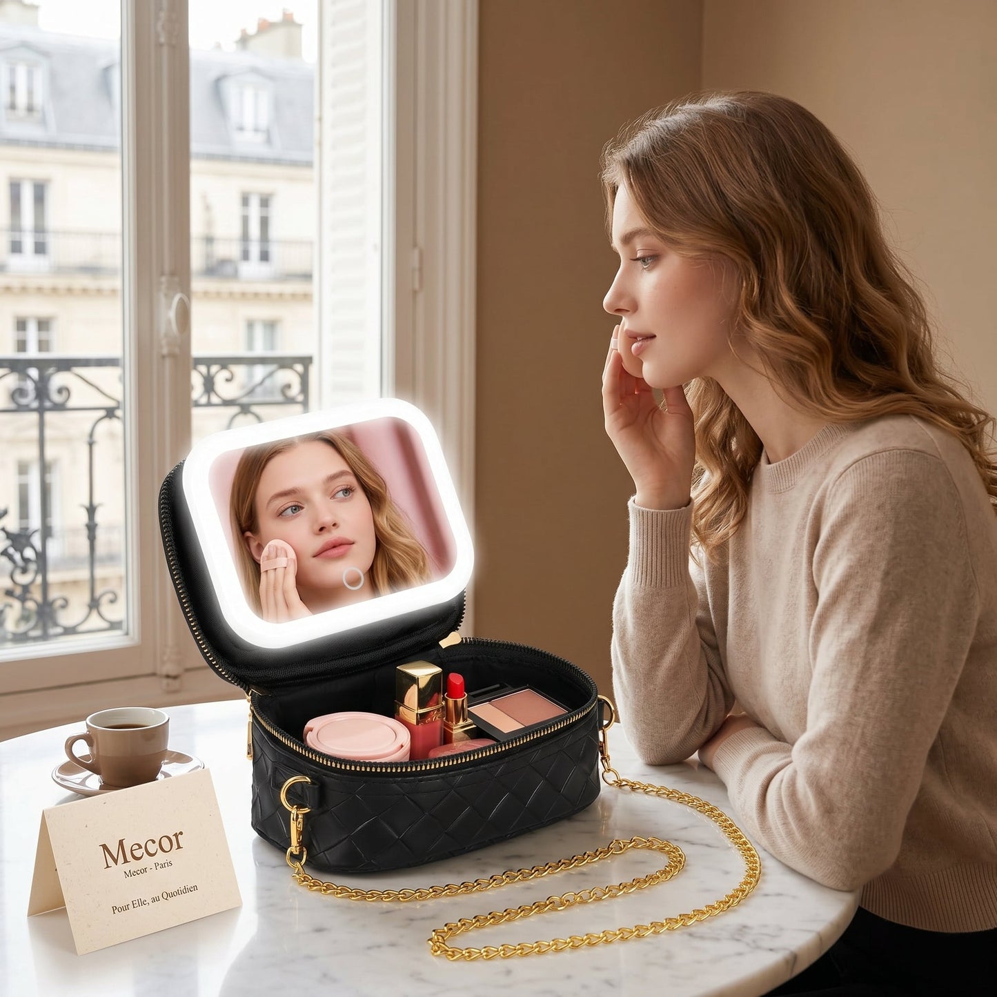 Lumivane – Trousse Maquillage Miroir LED