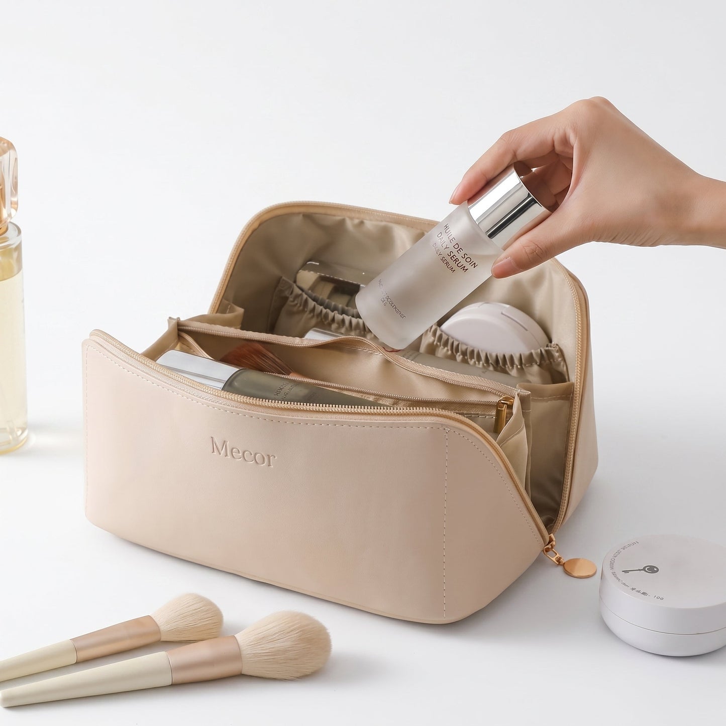 Velorie – Trousse Maquillage Voyage Grande Capacité