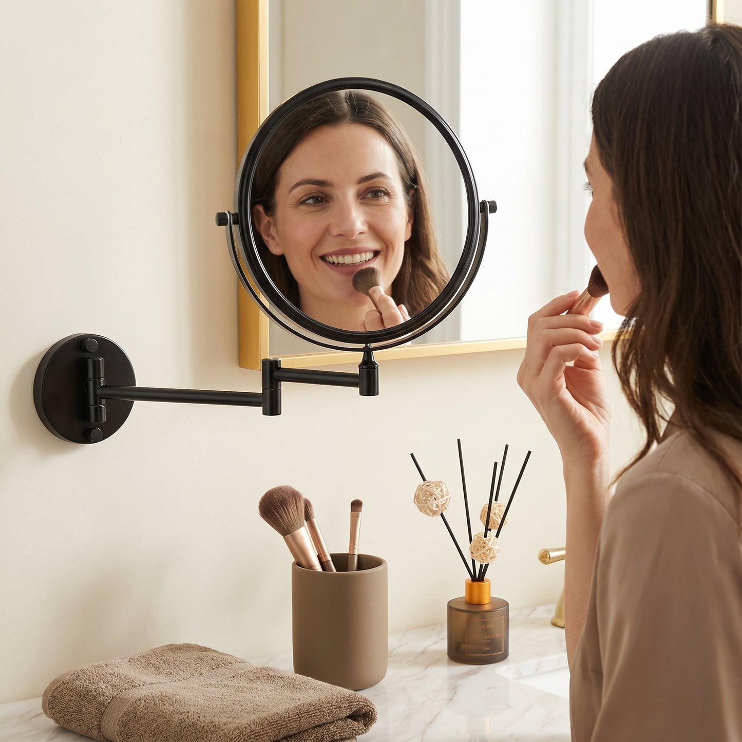 Miravène – Miroir Maquillage Mural Grossissant Double Face