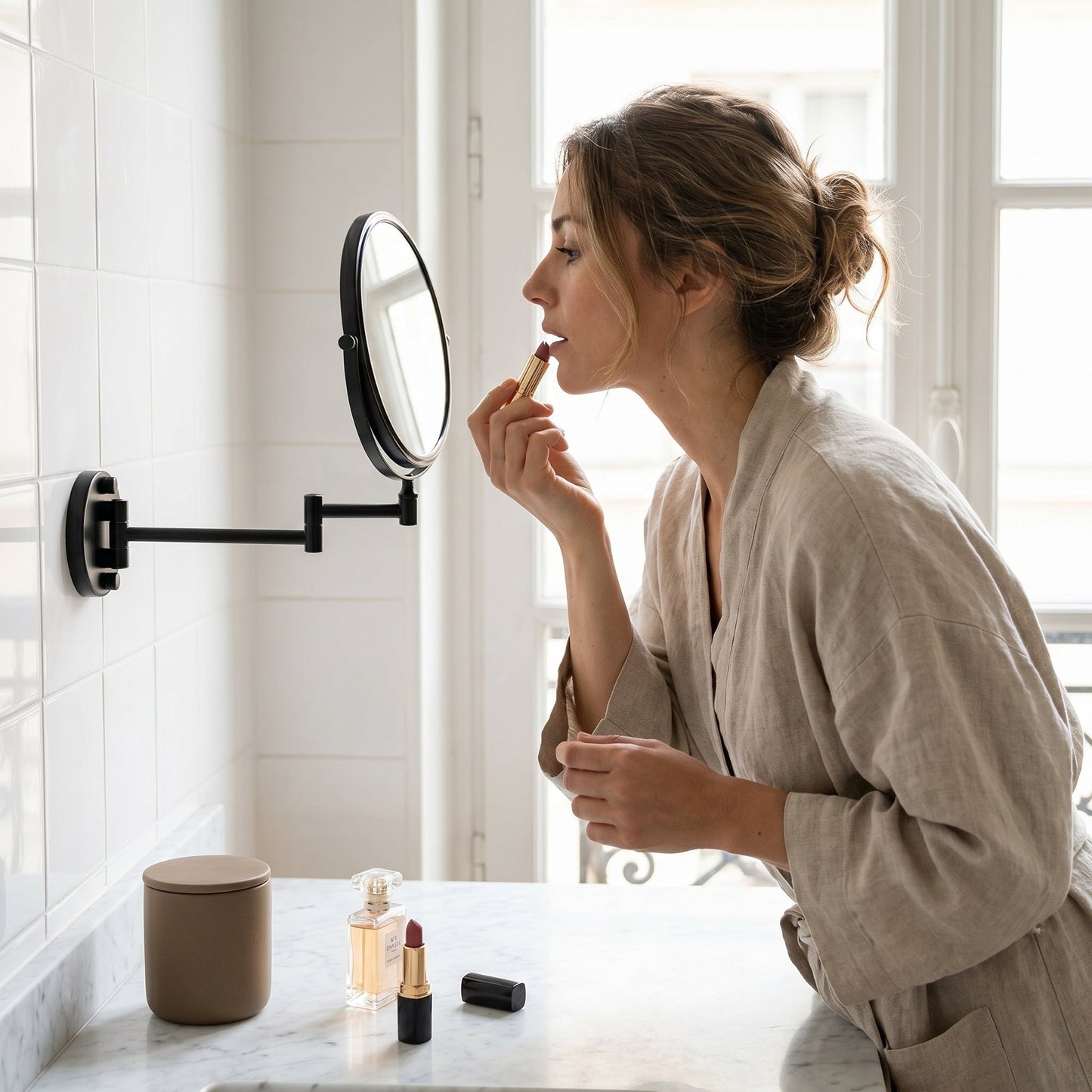 Miravène – Miroir Maquillage Mural Grossissant Double Face