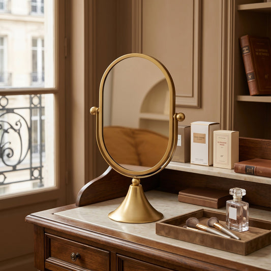 Glorène – Miroir Coiffeuse Pivotant