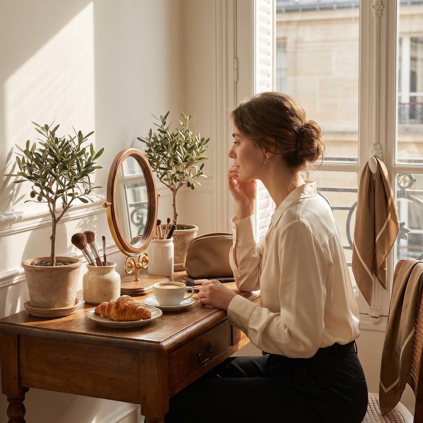 Mirovel – Miroir Coiffeuse Ovale Rétro
