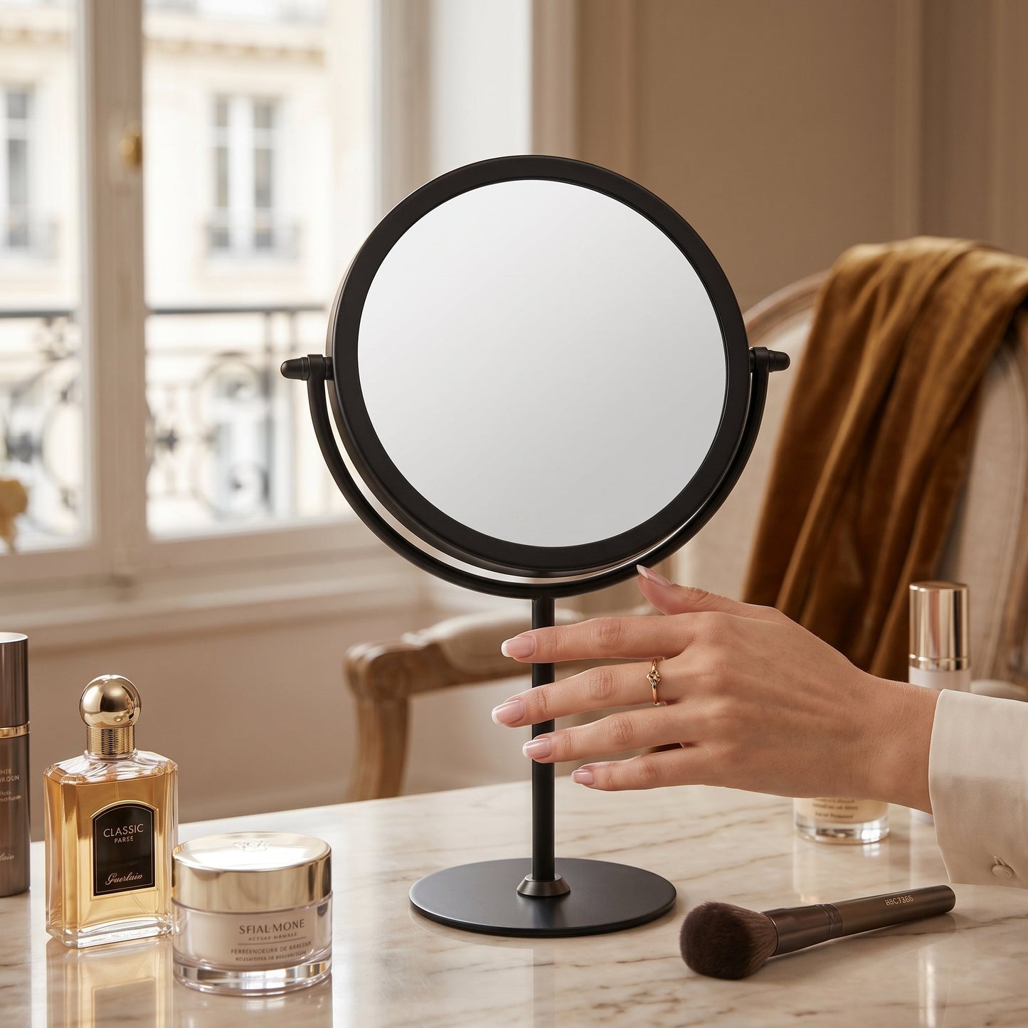 Miravel – Miroir Coiffeuse Rotatif