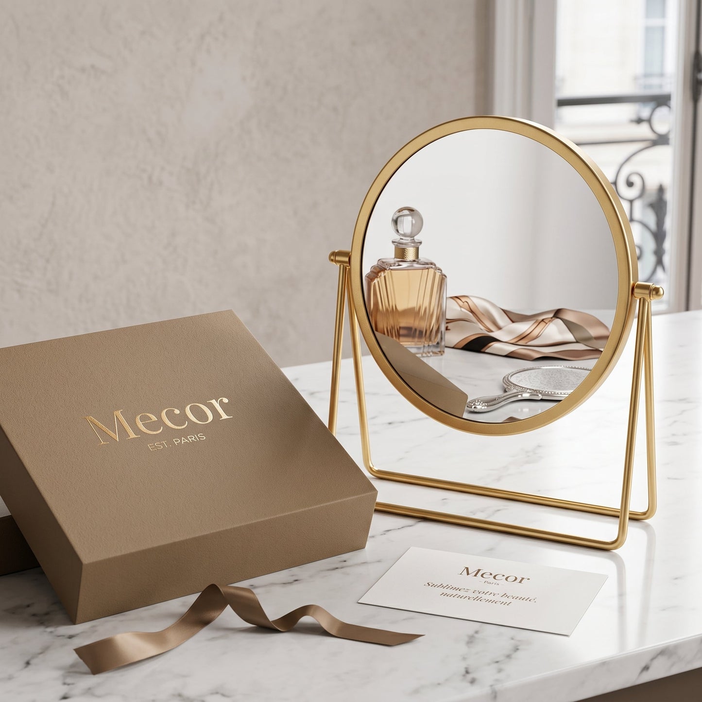 Miravel – Miroir Coiffeuse Rotatif