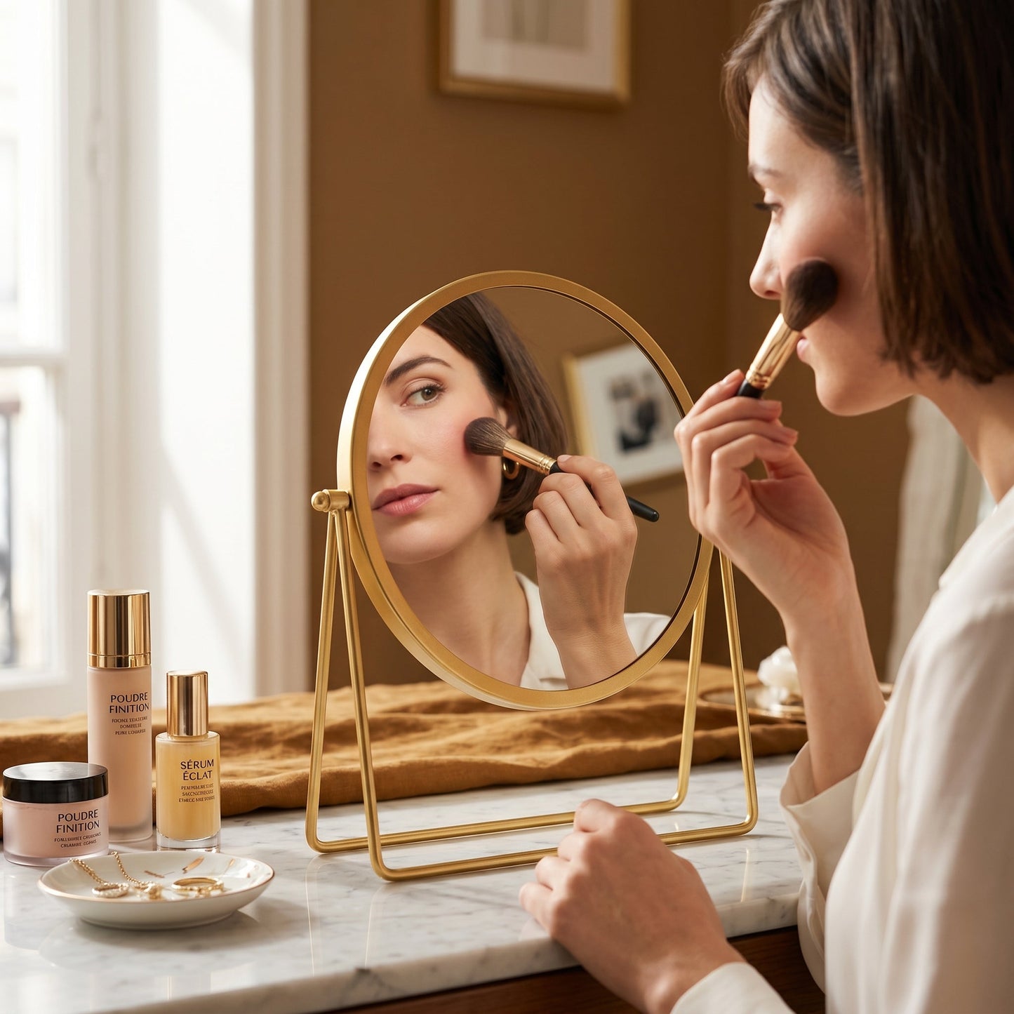 Miravel – Miroir Coiffeuse Rotatif