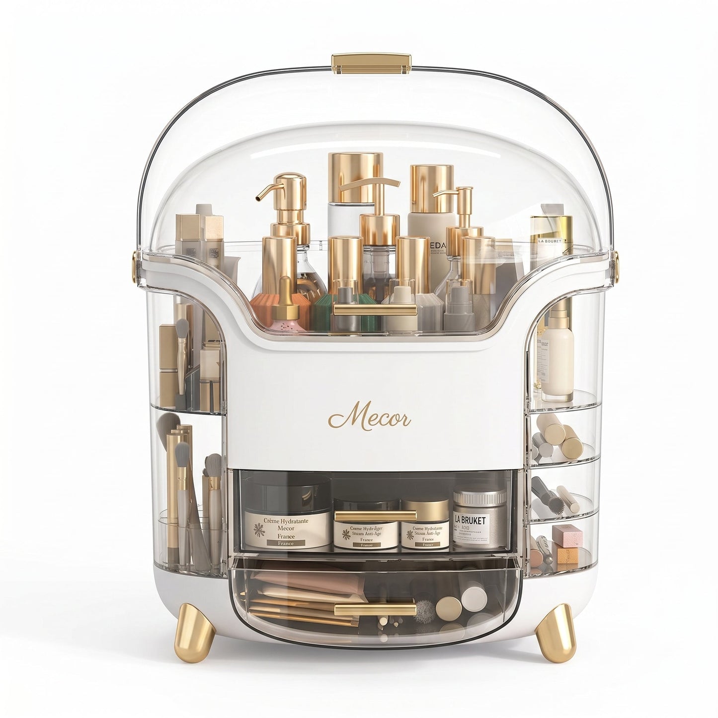 Glorvex – Organisateur Maquillage Boîte de Rangement Cosmétiques