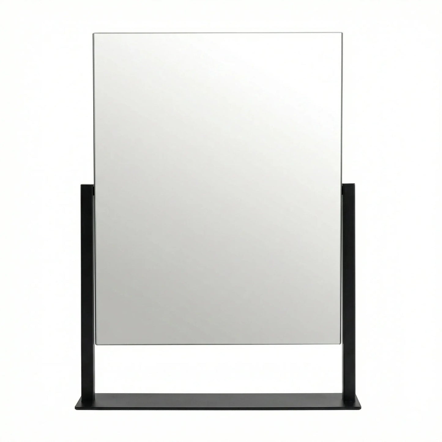 Miroir de Table Classique Noir Mat