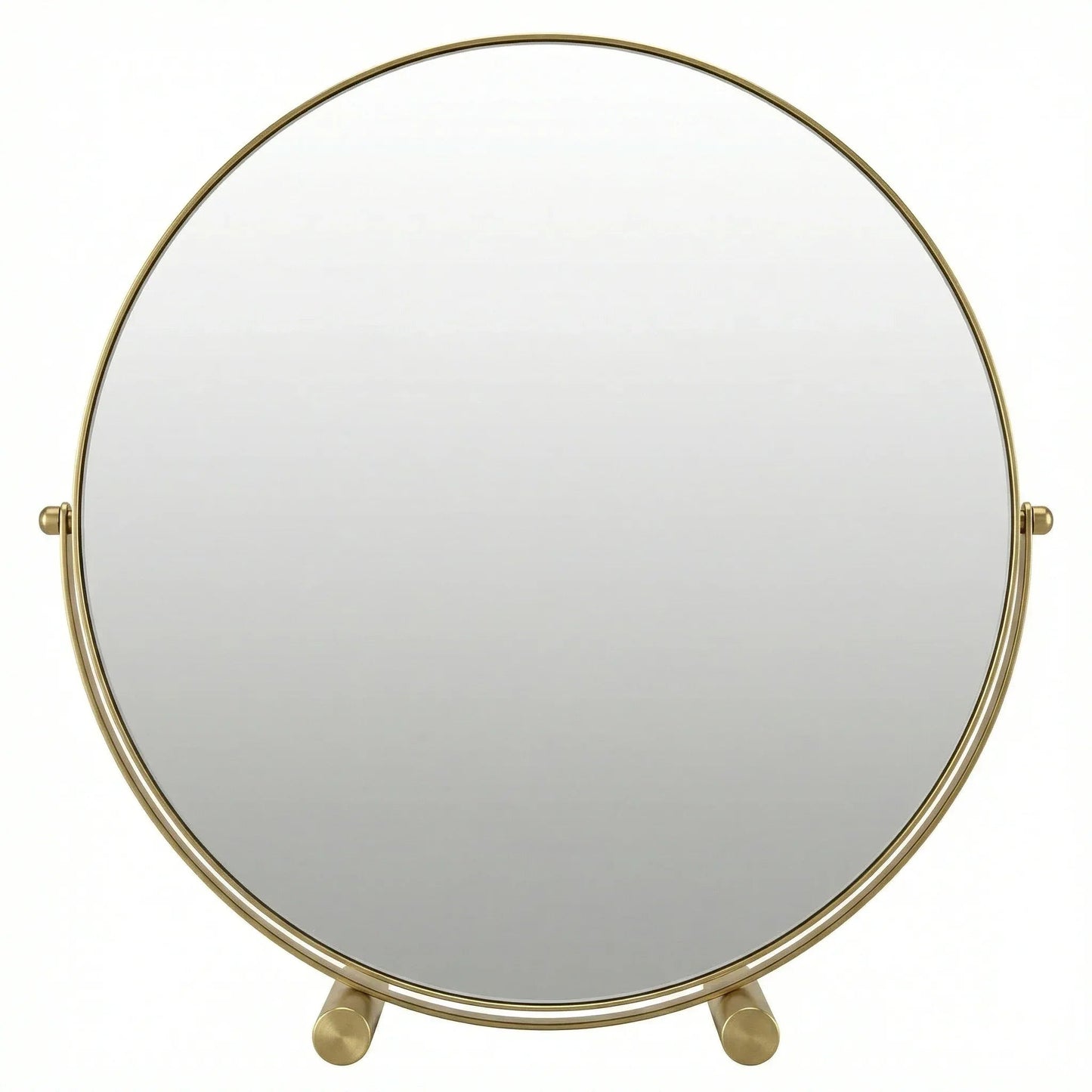 Miroir de Table Rond Or Classique