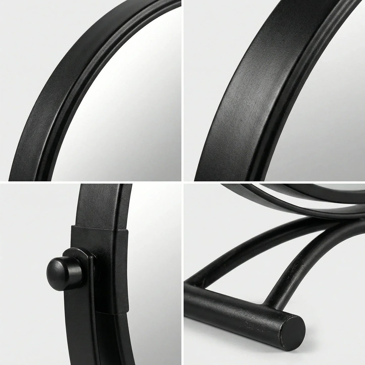 Miroir de Table Design Noir Minimaliste