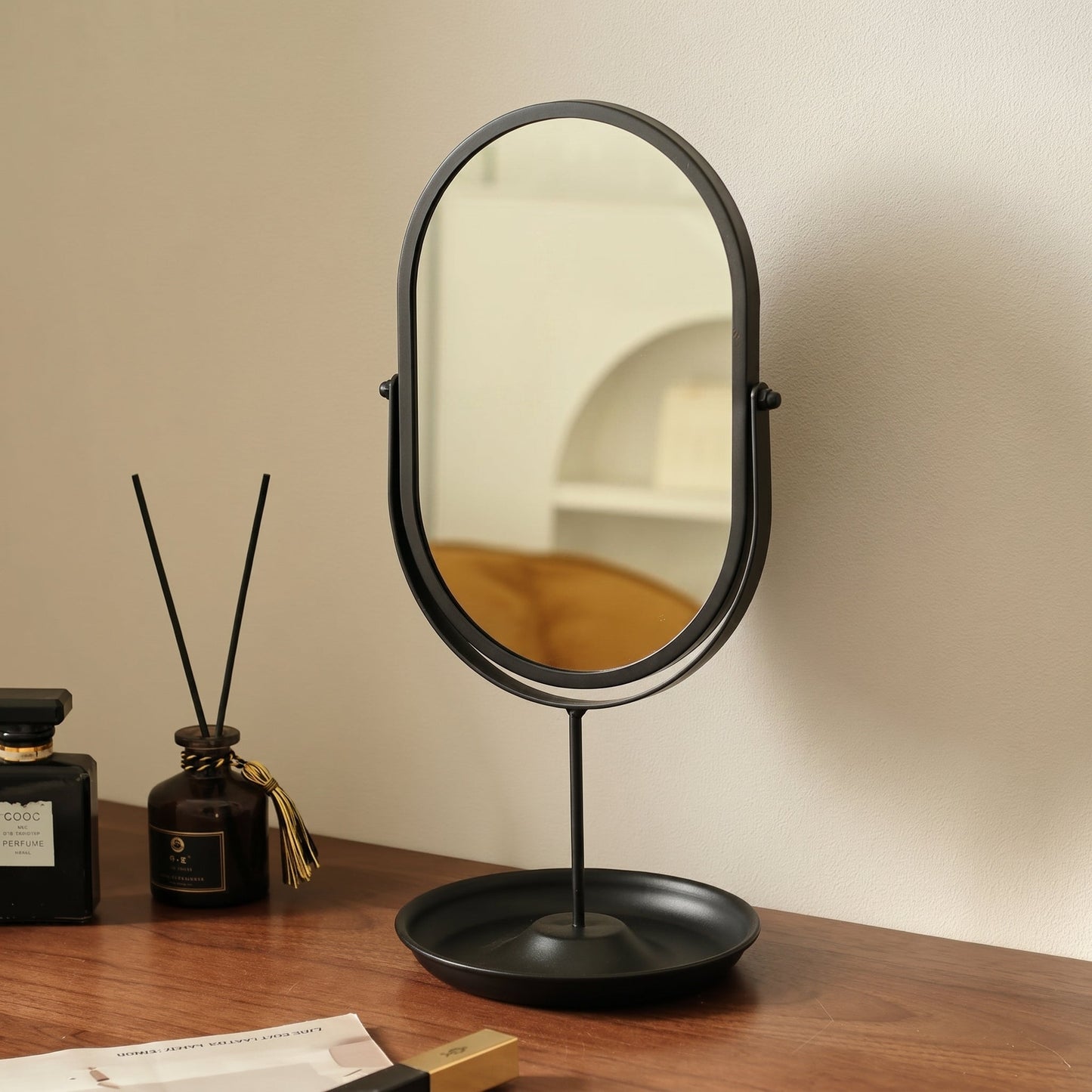 Aurorève – Miroir Coiffeuse Ovale Rotatif