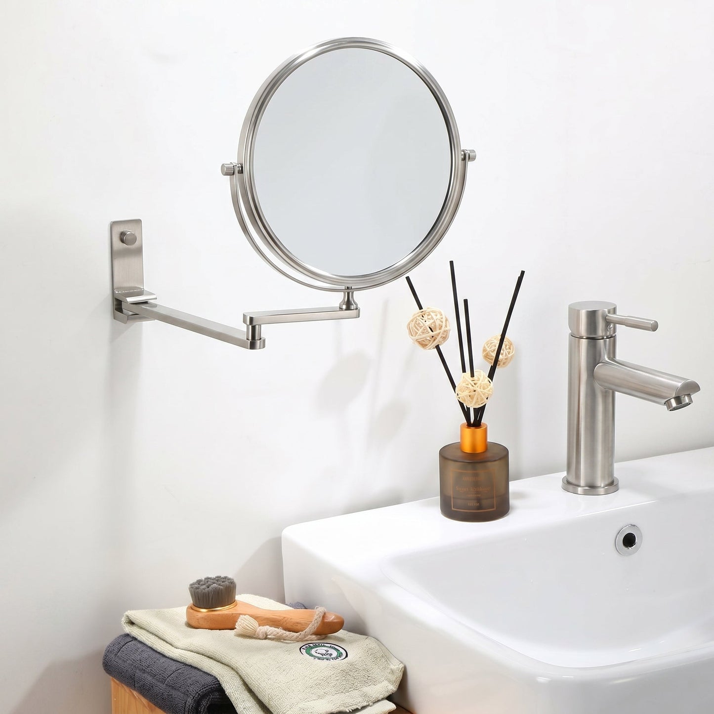 Miravène – Miroir Maquillage Mural Grossissant Double Face
