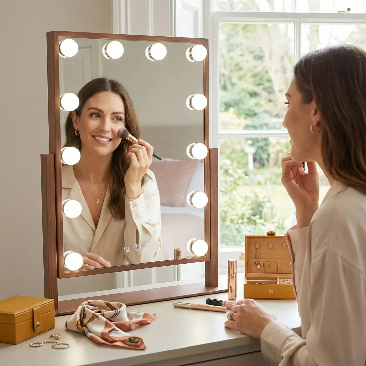 Lyria - Miroir Hollywood Lumineux