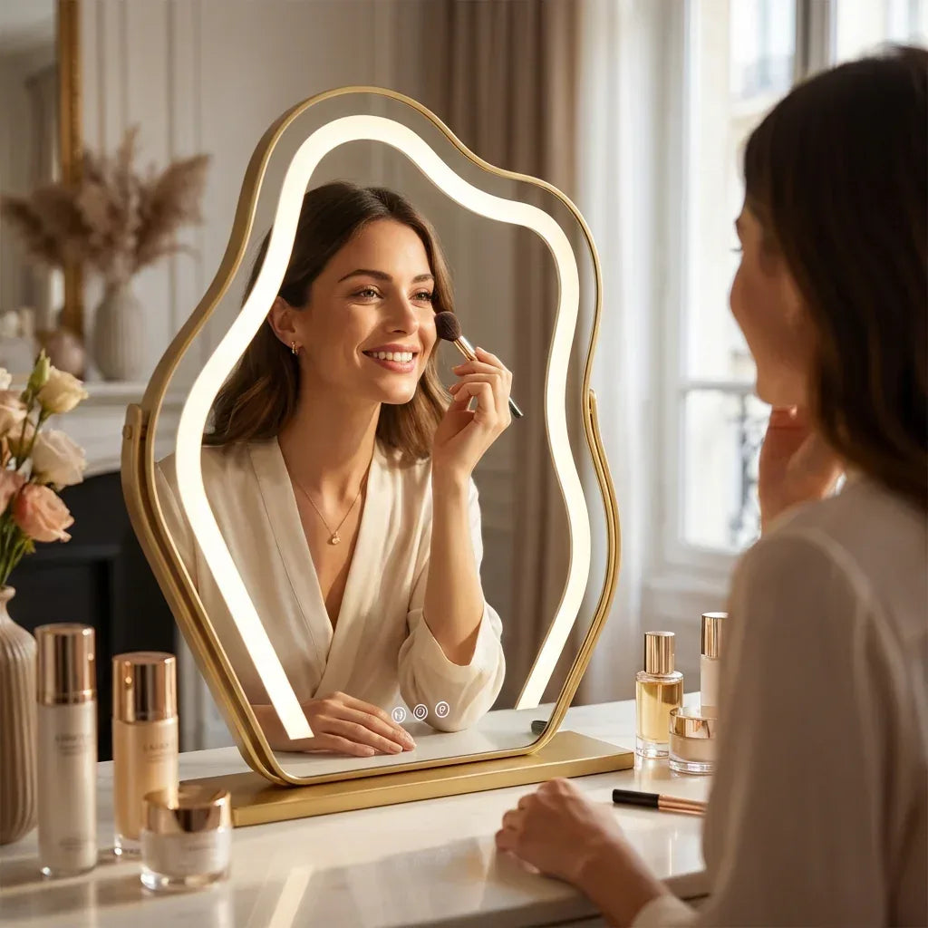 Miroir LED Design Ondine