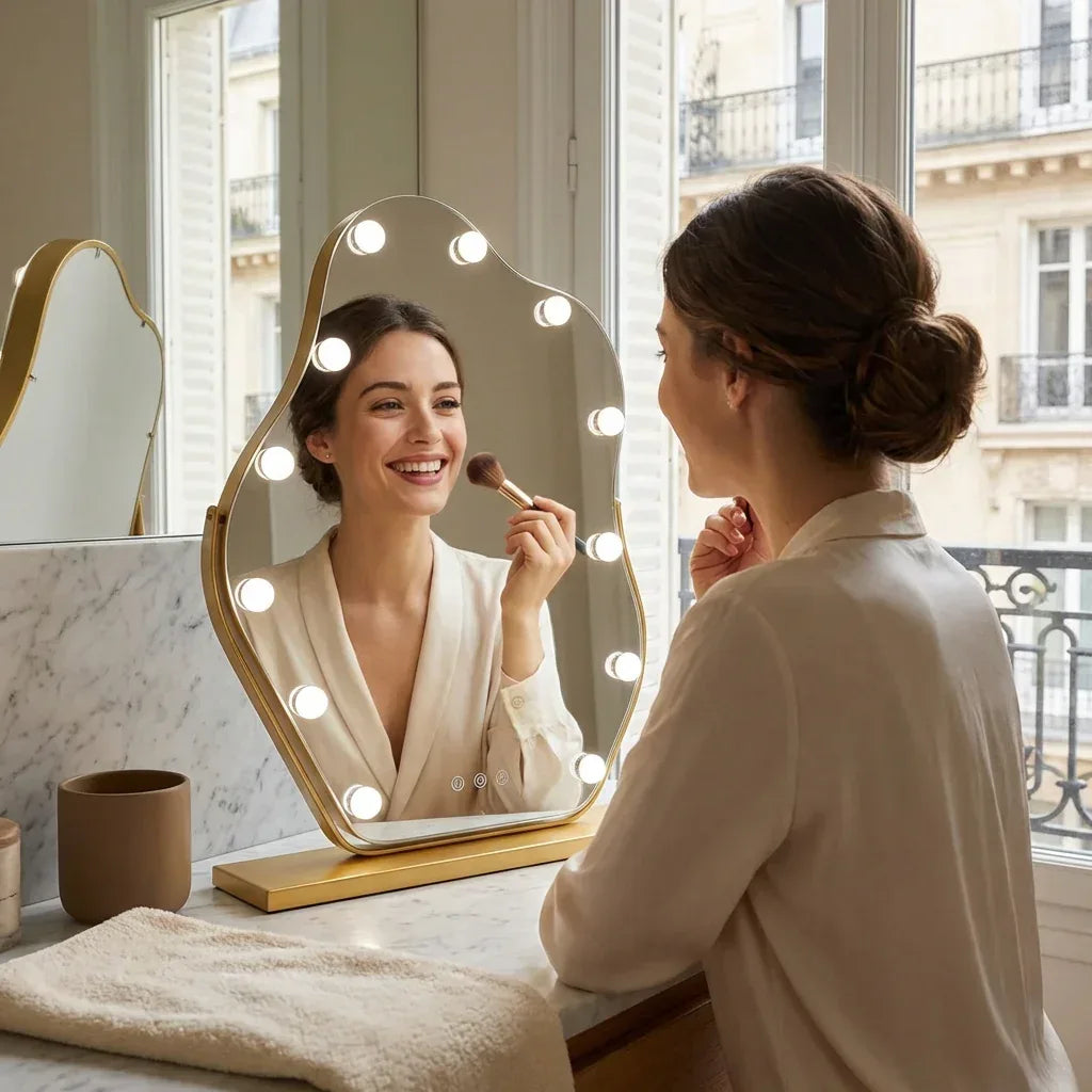Miroir Lumineux Design Nébulis