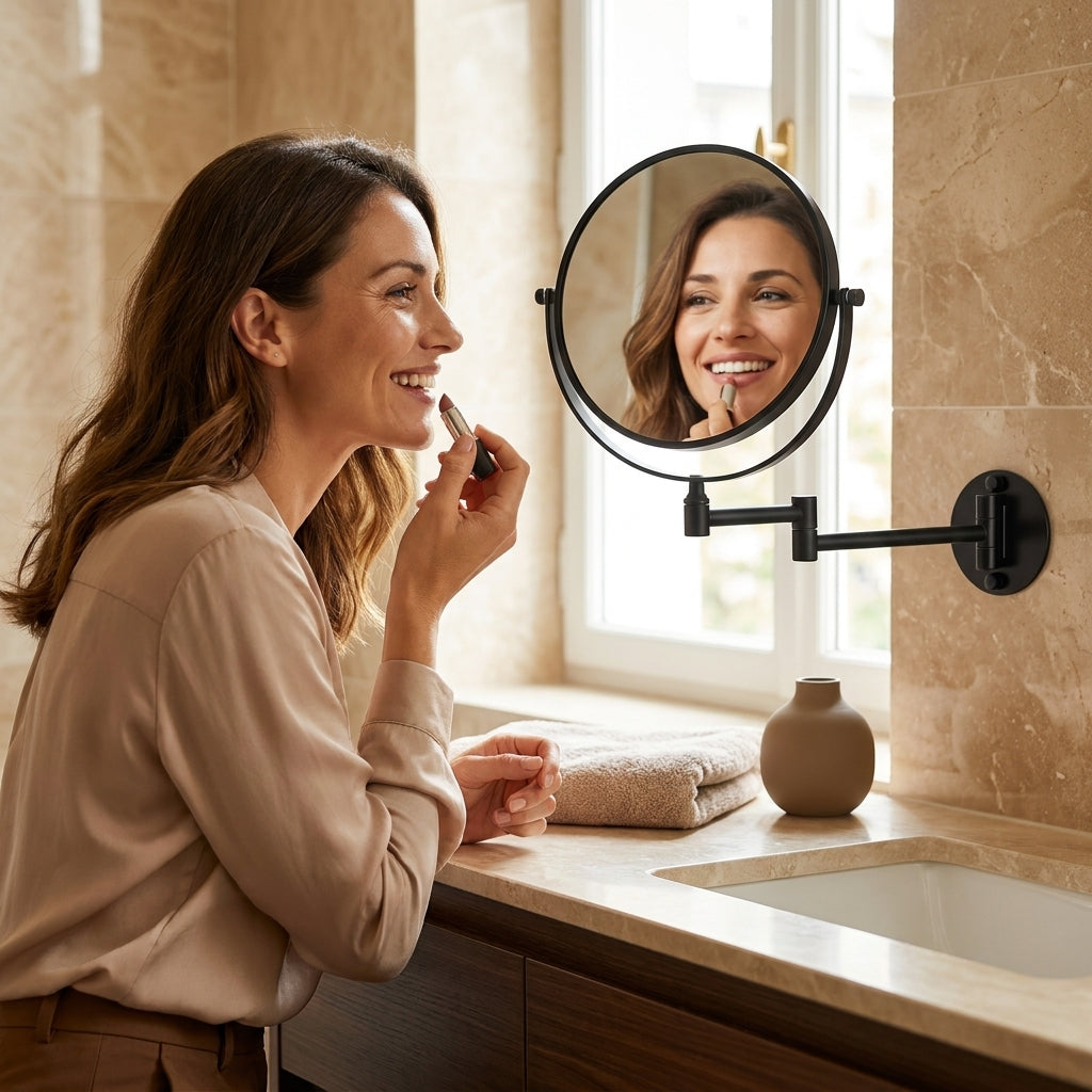 Miravèle – Miroir Maquillage Mural Double Face Grossissant