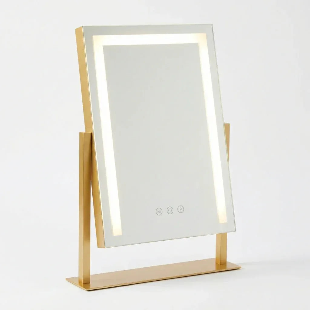 Miroir LED Clartia Doré