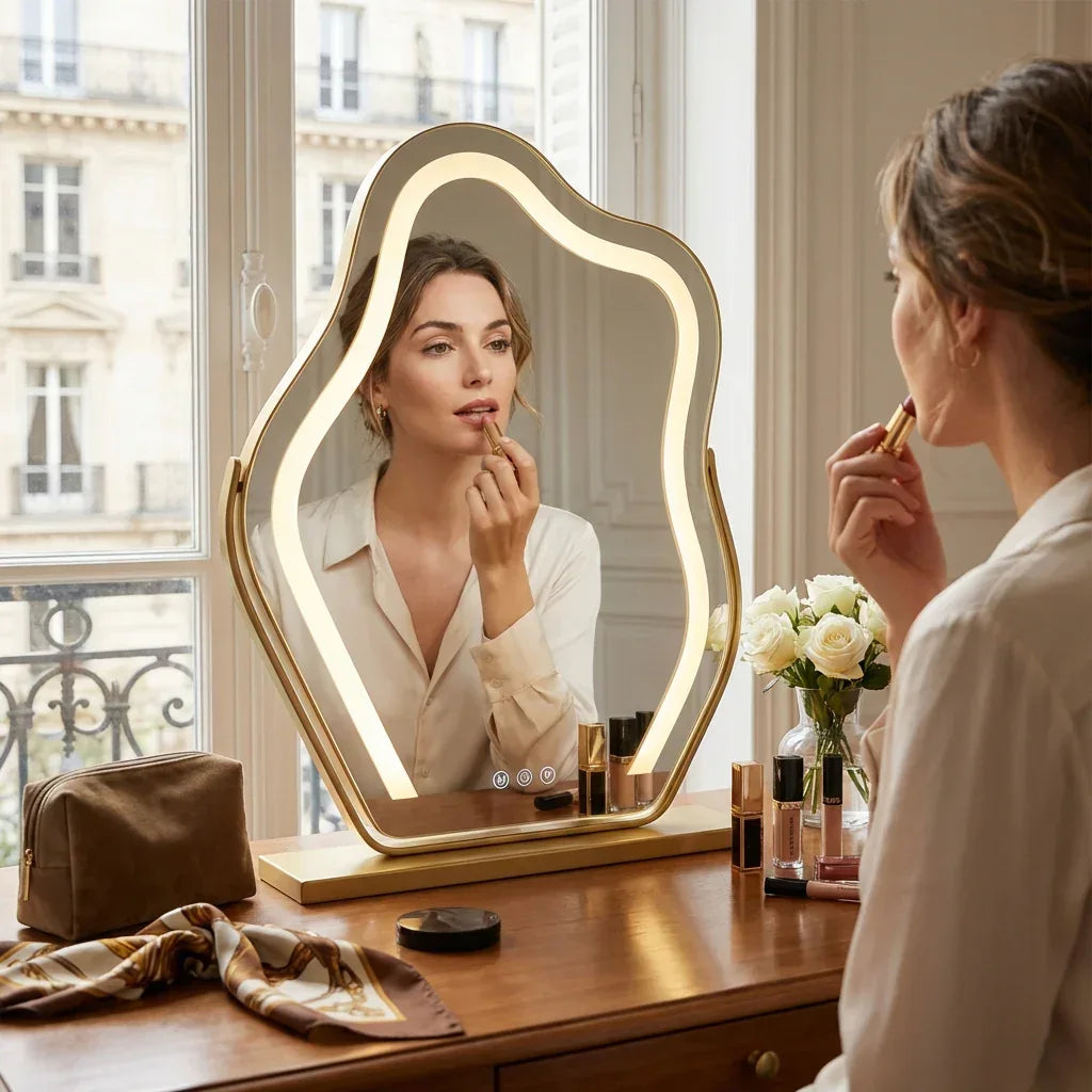 Miroir LED Organique Aëlys