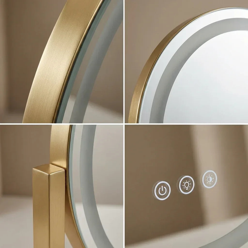 Séléné Miroir LED Éclat